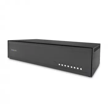 StarTech.com Secure 8-Port KVM Switch - 8 x KVM - Rack Mountable