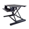 StarTech.com Sit-Stand Desk Converter with Keyboard Tray - 89 x 53 cm Surface - Ergonomic Height Adjustable Standing Desk Riser - Fits 2 Monitors - Pre-Assembled - Black - 30 inch (76.2 cm) - 56 cm - 12.7 kg - 2.3 kg - Rectangular