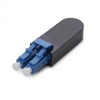 StarTech.com TAA Compliant LC/UPC Single-Mode Fiber Optic Loopback Adapter, Blue