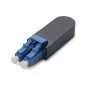 StarTech.com TAA Compliant LC/UPC Single-Mode Fiber Optic Loopback Adapter, Blue