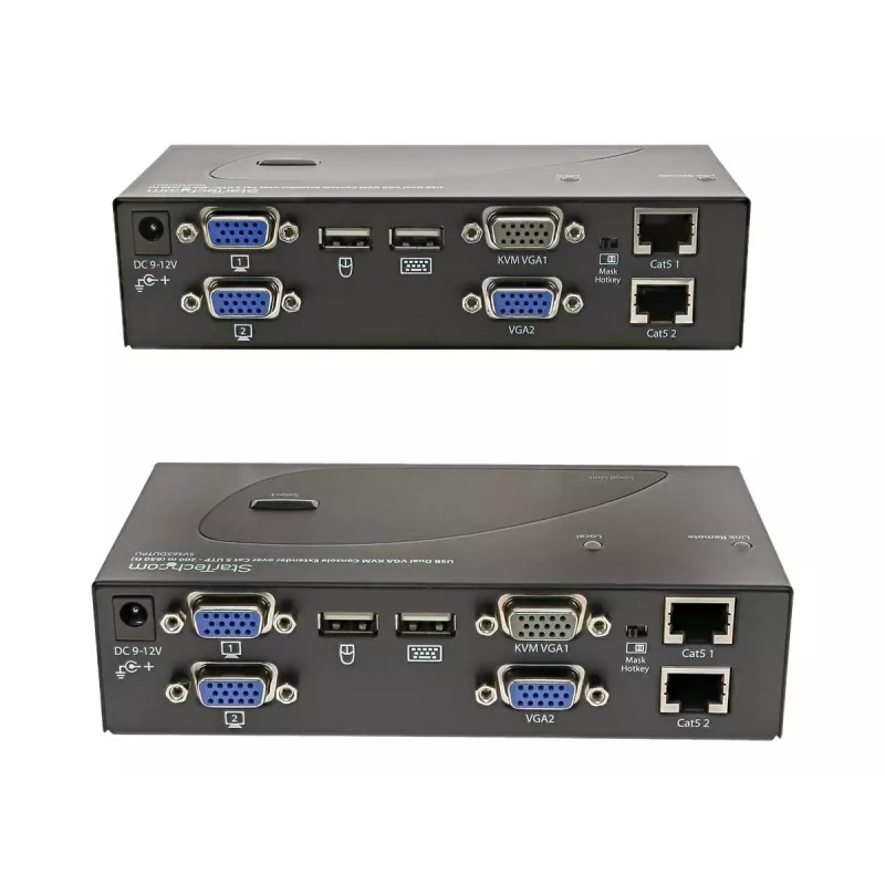 StarTech.com USB Dual VGA KVM Extender up to 300m (Cat5/6)