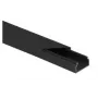 STASIŃSKI CLS 25x16 Cable Trunking Black 2m (Pack of 10) - Electrical Installation Duct
