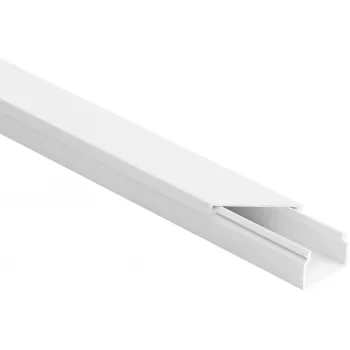 STASIŃSKI LS 25x18 White Electrical Installation Strip Set 2m (Pack of 10)