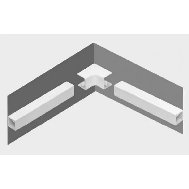 STASIŃSKI NW 20x14 Internal Corner for Electrical Trunking, White