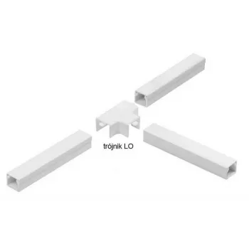 STASIŃSKI SP. Z O.O. LO 20x14 White Tee Connector for Cable Trunking