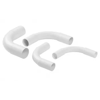 STASIŃSKI SP. Z O.O. ZKL-18 Rigid Conduit Angle Connector, 18 mm, 90°, White (1 pc)