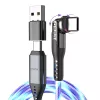 STATIK PowerPivot Pro Glowing LED Cable USB-C to USB-C 1m Black