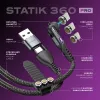 STATIK Statik 360 Pro Cable 2.0 USB-C Only; 1m, Black