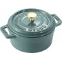 STAUB MINI COCOTTE Mini Cast Iron Round Cocotte 250 ml, Eucalyptus