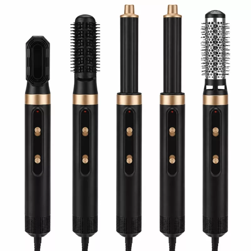 StayBeauty by Extralink M-17934 5-in-1 Hot Air Styler with Ionic Technology, 1000W, 5 Attachments, Adjustable Heat and Speed