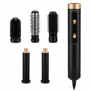 StayBeauty by Extralink M-17934 5-in-1 Hot Air Styler with Ionic Technology, 1000W, 5 Attachments, Adjustable Heat and Speed