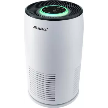 Steba LR 12 Air Purifier with HEPA H13, Activated Carbon, Ionizer, UV-C, Timer, White