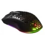 SteelSeries Aerox 3 Wireless Optical Gaming Mouse - 18000 CPI, 80M Clicks, RGB, Onyx - Refurbished