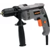 STHOR 78997 Hammer Drill 800W with 13mm Keyed Chuck, 0-3000 RPM, 0-48000 BPM, Variable Speed, Reversible, Auxiliary Handle, Depth Stop