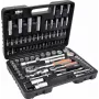 STHOR T58687 94-Piece Socket Set 1/2 inch and 1/4 inch Drive Chrome Vanadium Steel