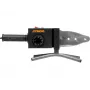 STHOR T78912 Thermoplastic Pipe Welding Machine 850W with 6 Die Sizes 20-63mm, PTFE Coated Plate, IPX4, Carrying Case