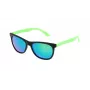 STING MAN SS654154U28V Rectangular Sunglasses - Black Frame Grey Lens 56/17/140 mm