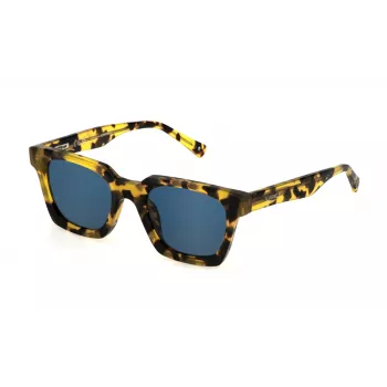 STING SST476-490781 Unisex Rectangular Sunglasses - Grey Lens - Acetate Frame