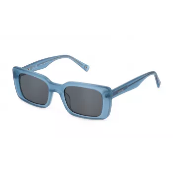 STING SST477-510939 Unisex Sunglasses, Black Frame, Grey Lens, 51/21/140 mm