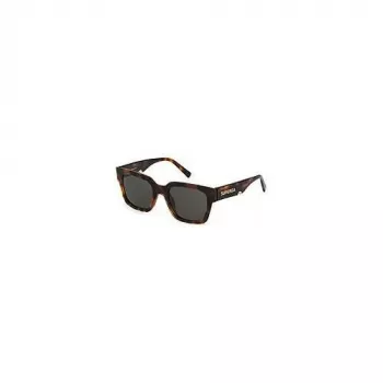 STING Unisex SST459-5202BL Sunglasses - Black Frame Blue Lens 52/21/140 mm