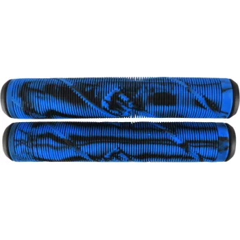 Striker Pro Scooter Grips MultiColor - 160mm, 22.2mm, TPR Rubber, Flangeless, with Bar Ends
