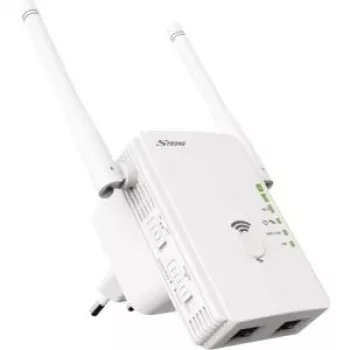 Strong Universal Repeater 300 - Wi-Fi Range Extender - 2 Ports - 100Mb LAN - Wi-Fi - 2.4 GHz