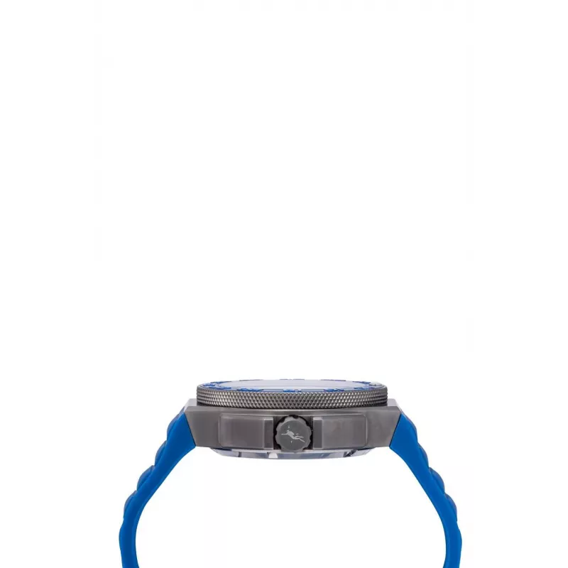 STRUMENTO MARINO SM129S-TTBNBL Men's Automatic Dive Watch 46mm Blue Dial Silicone Strap