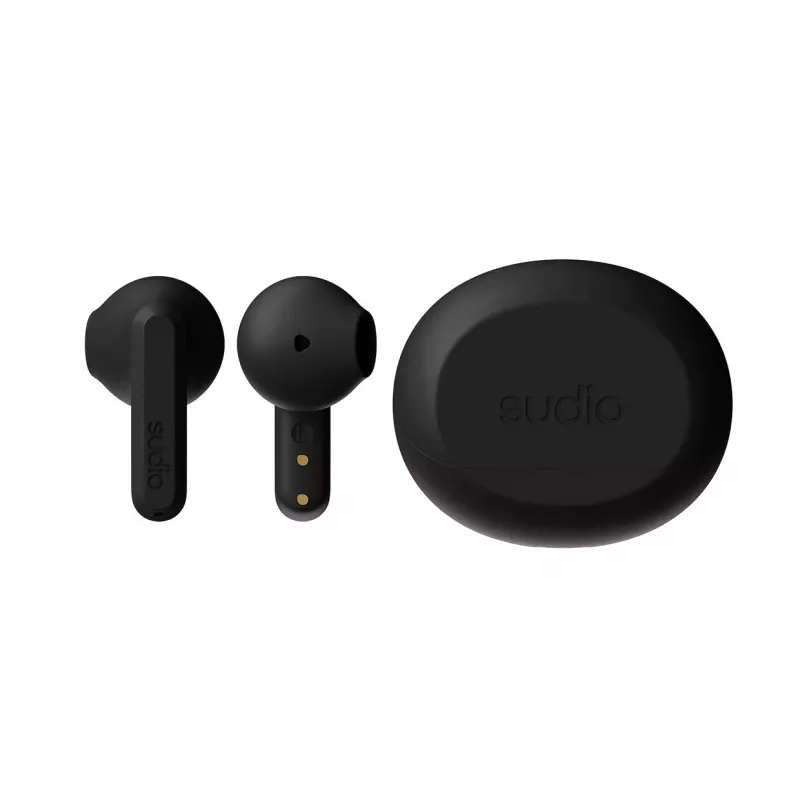 Sudio A3 True Wireless Earbuds, Bluetooth 5.4, Black