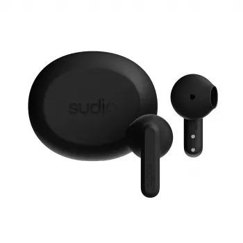 Sudio A3 True Wireless Earbuds, Bluetooth 5.4, Black