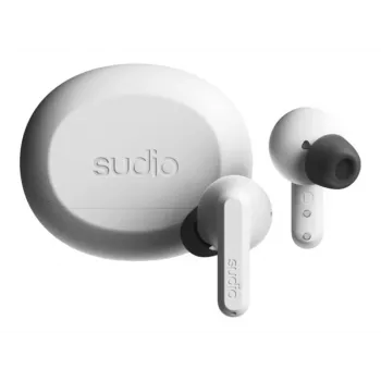 Sudio A3 Pro True Wireless Earbuds, Bluetooth 5.4, Fog White