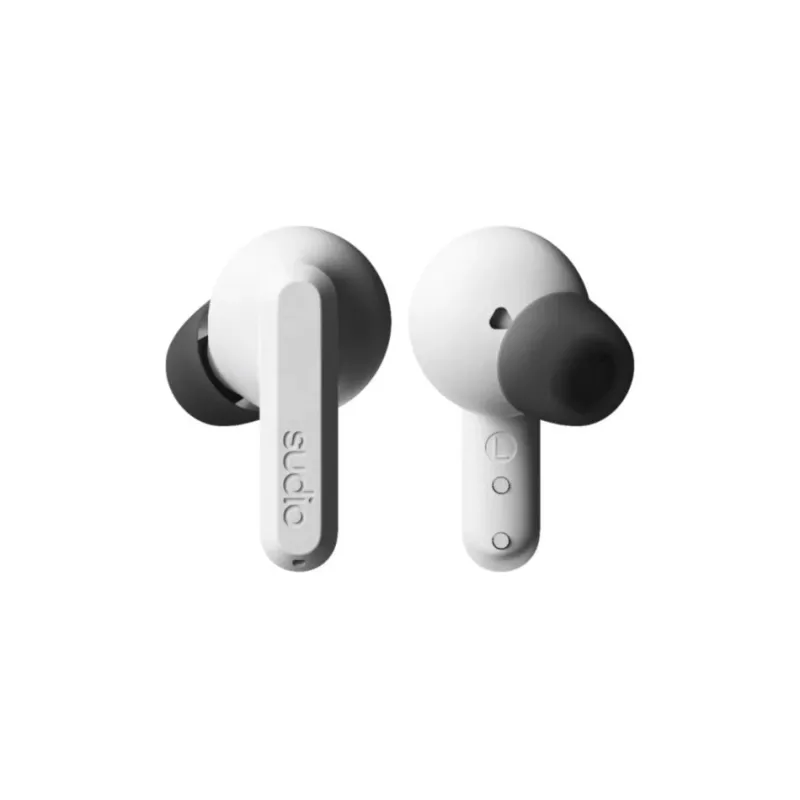 Sudio A3 Pro True Wireless Earbuds, Bluetooth 5.4, Fog White