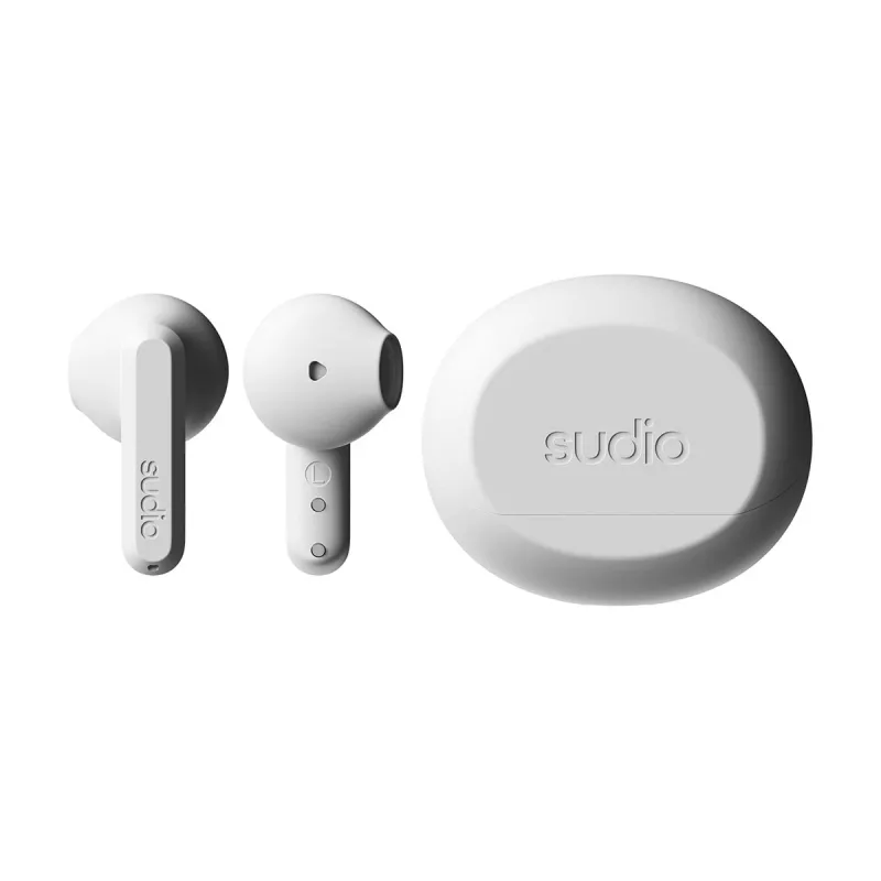 Sudio A3 True Wireless Earbuds, Bluetooth 5.4, White