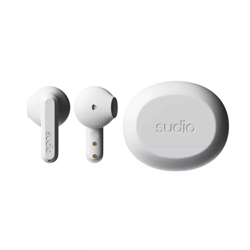 Sudio A3 True Wireless Earbuds, Bluetooth 5.4, White