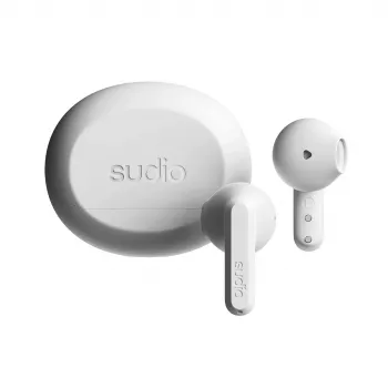 Sudio A3 True Wireless Earbuds, Bluetooth 5.4, White