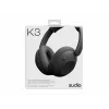 Sudio K3 Wireless Over-Ear Headphones with Hybrid ANC, Bluetooth 5.3, 60h Battery, Ink Black