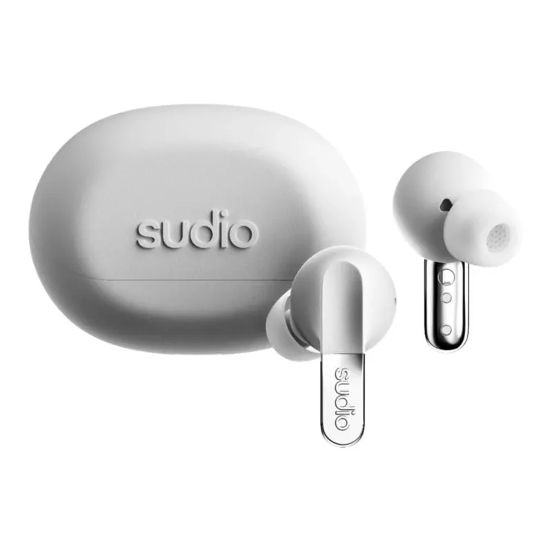 Sudio N3 Pro True Wireless Earbuds, Bluetooth 5.4, Chrome White