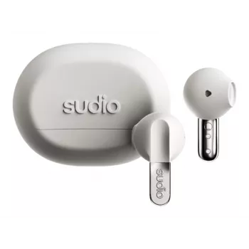 Sudio N3 True Wireless Earbuds, Bluetooth 5.4, Milky White