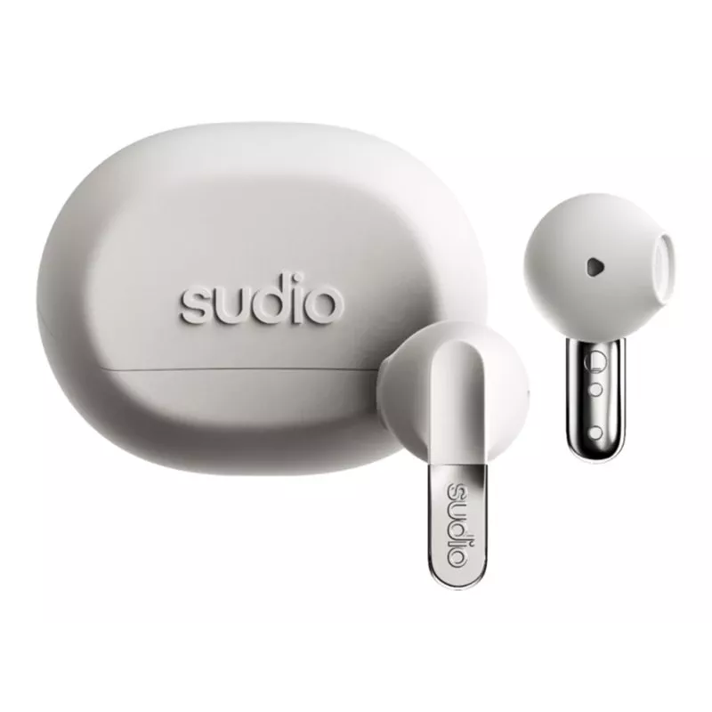 Sudio N3 True Wireless Earbuds, Bluetooth 5.4, Milky White