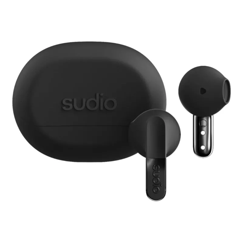 Sudio N3 True Wireless Earbuds, Bluetooth 5.4, Onyx Black
