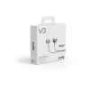 Sudio V3 True Wireless Earbuds with USB-C Charging Case, Dual Microphones, Touch Controls, IPX4 Splash-Proof, Grey White
