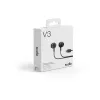 Sudio V3 Wireless In-Ear Earbuds with Microphone, USB-C Charging, Dusty Black