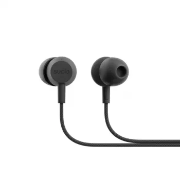 Sudio V3 Wireless In-Ear Earbuds with Microphone, USB-C Charging, Dusty Black
