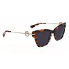 Sunglasses Longchamp Women LO737S-239 Havana Brown Gradient 52mm