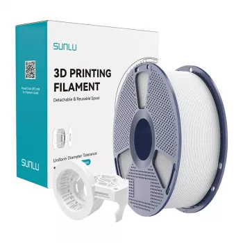 Sunlu PETG High-Speed Matte Filament White 1.75mm 1kg