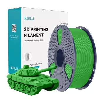 SUNLU PLA+ High-Speed 3D Printer Filament, Green, 1.75 mm, 1 kg