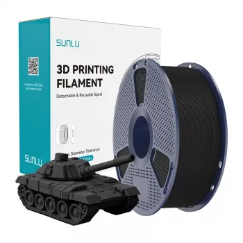Sunlu PLA+ High-Speed Black Filament 1.75 mm 1 kg