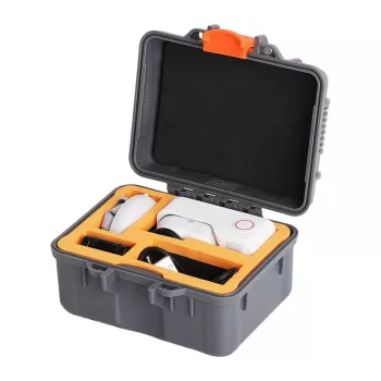 SUNNYLIFE AQX-23 Mini Waterproof Case for Insta360 GO Ultra, 30m Transparent PC/Tempered Glass