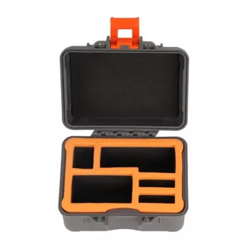 Sunnylife AQX-28 Mini Hard Case for DJI Osmo Action 3/4/6 – Black EVA & PU Leather