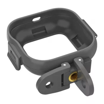 Sunnylife Mounting Frame Adapter for Insta360 GO Ultra – Black ABS, 1/4 inch Thread & Cold Shoe