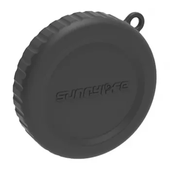 Sunnylife Silicone Lens Cover for DJI Osmo Action 3/4 – Black Scratch & Dust Protection